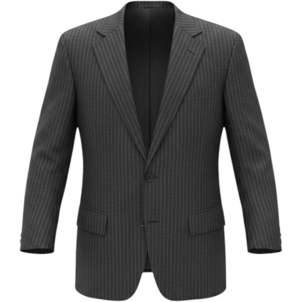Oscar De La Renta Blazer Men Sz 40 R Blue Tweed 2 Button Wool Suit Jacket Luxury